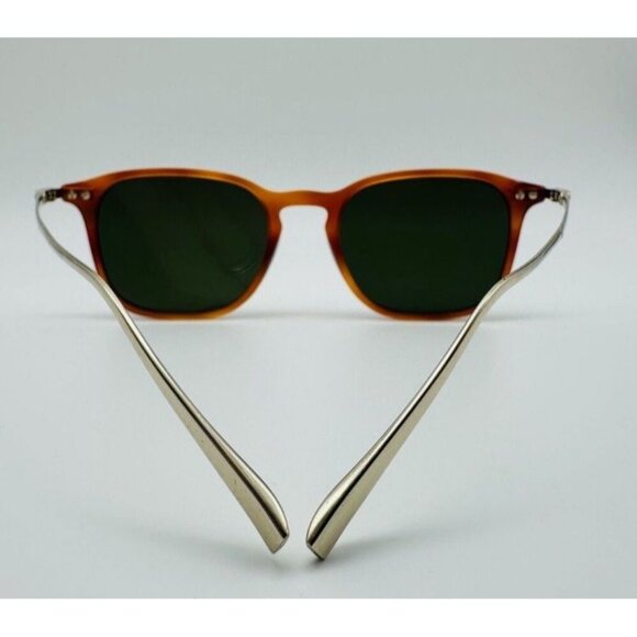 New Ferragamo Slim Temple Classic Square Sunglasses Tortoise Case SF2846S Italy - Picture 3 of 8